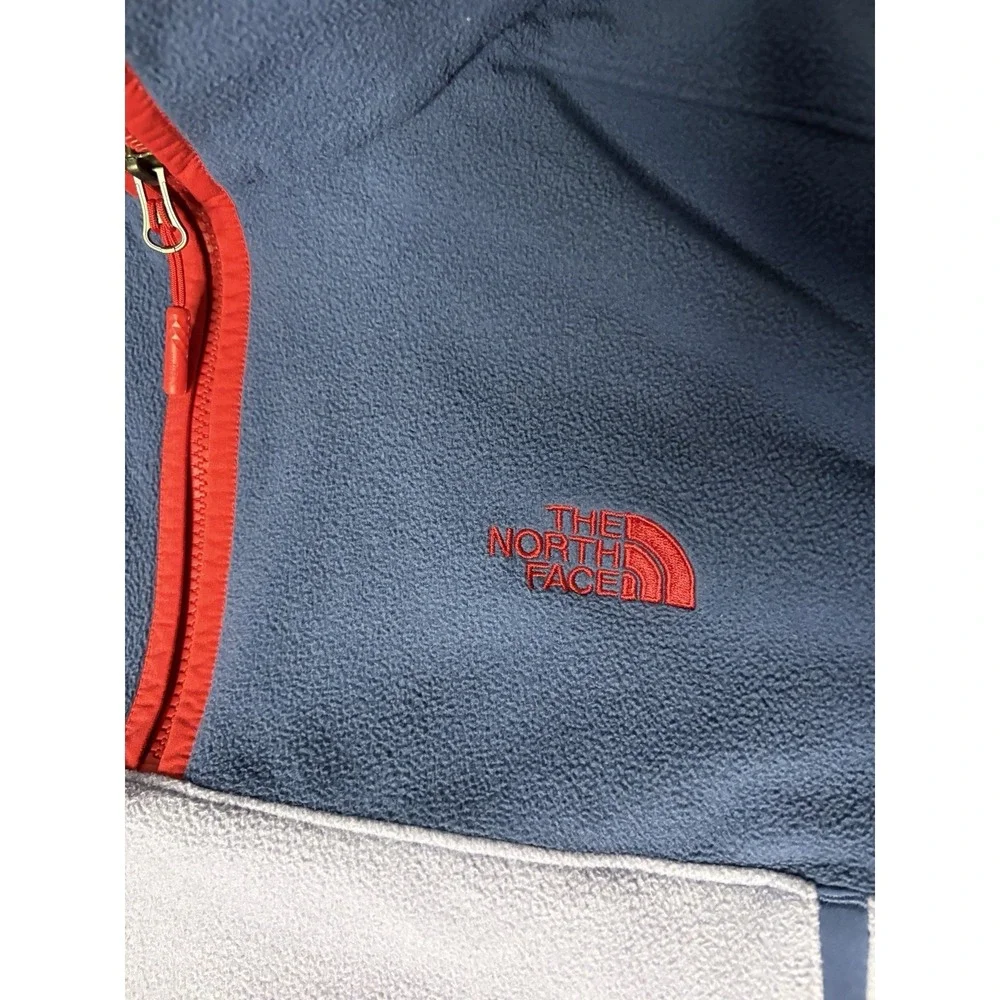 The North Face 1/4 Zip Fleece Pullover Hoodie Men's SZ XL Multicolor Long Sleeve